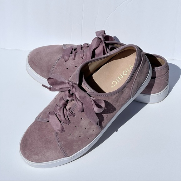 🍓Vionic Splendid Keke Suede Walking Shoe Hidden Orthotic Arch Support Size 8 - Picture 2 of 9